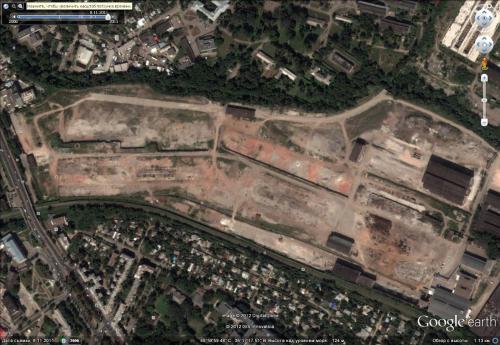 В Харькове был завод "Серп и молот", в 2005 году его полностью снесли.