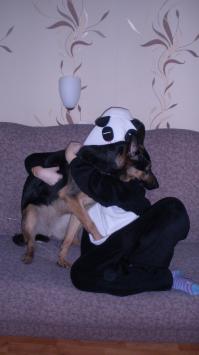 а у меня вот такая нянька и вот такой ребенок))