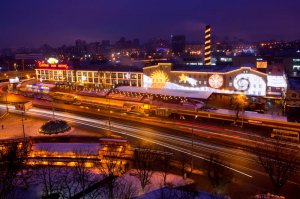 Рождественская сказка на одной из улиц Великобритании