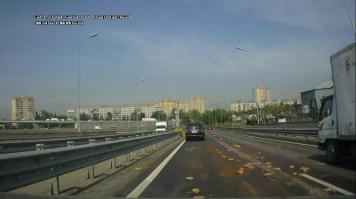 а это дорога за машиной этого парня