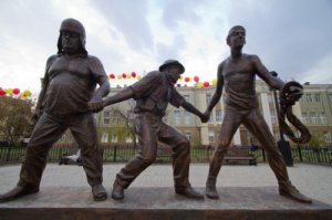 Композиция в родном городе..