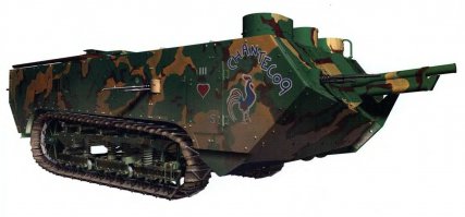 Насколько помню, Сен-Шамоны использовались как САУ и во Вторую Мировую пару раз.