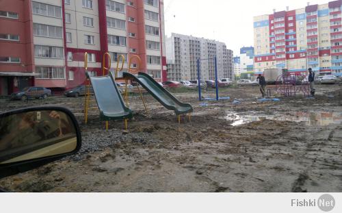 Мой суровый Челябинск ))) Детская площадка в Чурилово