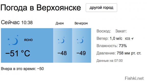 Как-то, смотря на снимки, появляется новогоднее настроение :) а на самом деле сложно представить жизнь людей там, прямо неземной холод! Иногда, когда мне кажется, что как-то холодно за окошком стало, смотрю погоду в Верхоянске, где тоже весьма прохладно :) И как-то становится теплее на душе :)