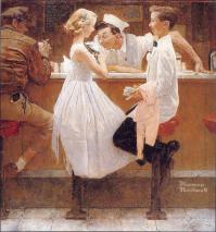 Рука у официанта тоже не очень естественная ;)