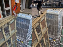 Всегда с восхищением смотрю такие подборки 3D графики.И всегда думал что 3D рисунки(уличные) это эксклюзив!второго такого рисунка вряд ли увидишь, теперь что то я в сомнении.