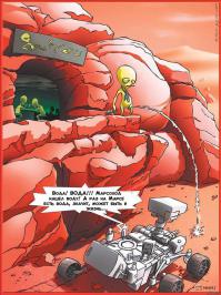  Марсоход Curiosity пробурил подножие горы