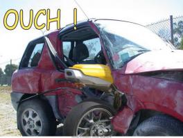 Наездница против мотоцикла