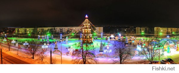 Центральная елка Нижнекамского района