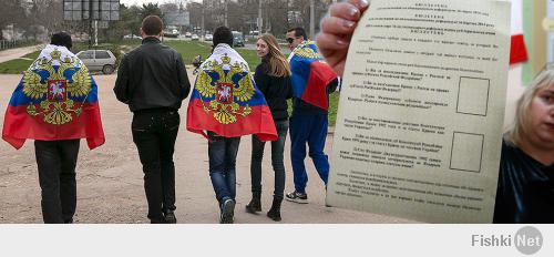 Референдум в Крыму уже начался .Завтра крымчане проснутся уже в России.