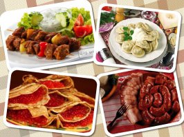 Девчонки симпатишные, а еда - больше реклама фаст фуда. 
По мне так вкусная еда - это :