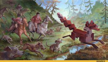 Ускоряясь от погони, лиса сбросила детализацию и понизила графику до 8 бит.