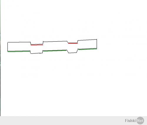 Не, выскочить он не мог. Палец изнашивается примерно так - красным показан износ от одного трака, зеленым - от другого. И когда "ступенька" становится неприлично большая, палец ломается пополам.
