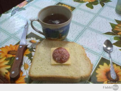 Завтрак студента, или как приготовить очень аппетитный сэндвич
