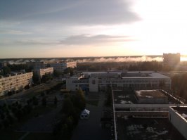 Вид из моего прежнего жилья. Беларусь. Новополоцк