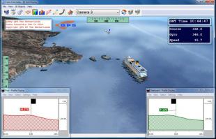 Скала там очень характерная, так что зря он, про то что она не отмечена на карте. На профайлерах хорошо видно, как резко меняется глубина.