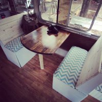 Идея хороша, но от исполнения наворачиваются слезы. Наверное, в своем Пиндостане, такая мебель - верх крутости. Но даже на этом сайте столько примеров, как можно сделать красиво и прочно, не говоря о людях, которые свои поделки не выставляют в инет...