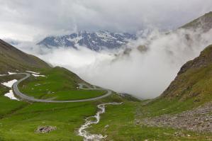 Экстремальный перевал в заповеднике "Кера" (Франция-Италия).