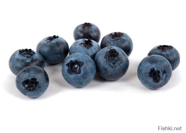 Черная на фотке - ежевика)
А вот черника:
