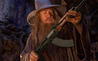 На хрен такие посты. Не смешно! Не оригинально! Все топорно сляпано! 

Гендальфа размещаю как хорошо сделанный монтаж, да и смысл есть!