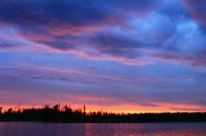 или закат на озерах ХМАО
