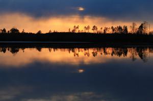 или закат на озерах ХМАО