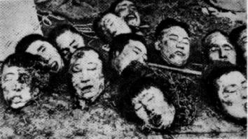 Самый страшный фильм, это жизнь, ибо наяву. Вот один из примеров. За 6 недель в Нанкине японские солдаты убили по меньшей мере 250 тысяч человек из 500 тысяч. Есть документальный фильм о тех событиях, выпущенный в СССР.