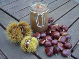 кстати, отличить съедобные от не съедобных можно по зеленой шкурке: вот как выглядят съедобные - у них очень много иголок, они как ёжики...ну а наши с редкими иголками