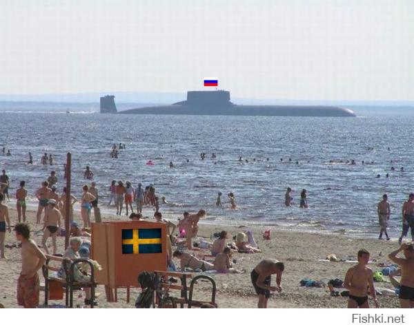 Шведские ВС охотятся за субмариной (российской?) у своих берегов 