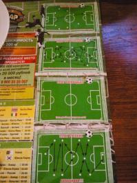 на футбольную тему в одном из питейных заведений