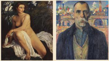 Он говорил, что это точка, которая обозначает конец классического искусства.
Вот как Малевич шел к черному квадрату