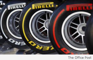 А чувак в теме, несмотря на возраст. С желтой полосой - это мягкая резина. ( Красные - сверхмягкие, голубые - промежуточные и т. д.)