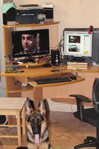 А как выглядит ваше рабочее место, с которого вы, сидите на фишках?