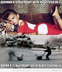 Барышни в коротких платьях 