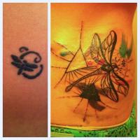 Была маленькая незаметная хреновинка, а стала огромная непонятная хреновина на пол-бока...