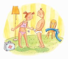 забыли самую интересную игру - в доктора. Развивает любознательность