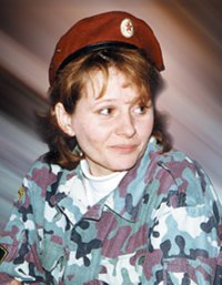 единственная в России женщина - краповый берет  Галина Калинникова