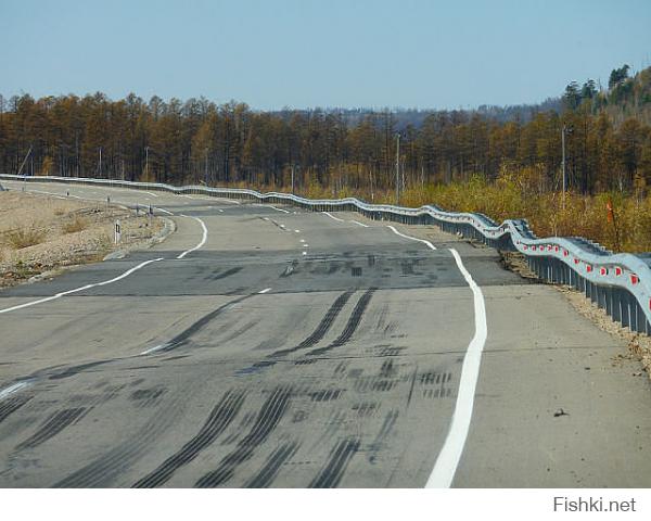 Простите, "Федеральная автодорога Чита-Хабаровск" всего спустя 2 года после проезда жёлтой Калины. (август 2014г).