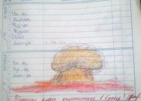 Смешные записи в дневниках