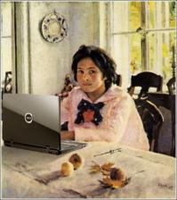 это современная девушка: