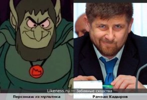 Мультперсонажи и их человеческие двойники