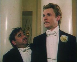 "Сильва", музыкальная комедия, 1981г., роль графа Вильгельма фон Эгенберга, отца Стасси.
"...- Если хотите быть счастливым в браке - никогда, никогда не женитесь"...