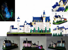 А мне сейчас больше приглянулись конструкторы серии NANOBLOCK. Детали на 200% меньше. Места мало занимают.Для начала купил ребенку. Маленький замок. Потом может большой замок куплю. Он еще и с подсветкой (цена около 12000 руб. Около 6000 деталей)))