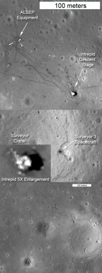 А кто разместил на луне лазерный отражатель и расставил посадочные ступени?
Стенли Кубрик?