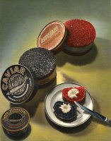 У моей бабушки была книга "Полезные советы и рецепты вкусных блюд" издательство 1948 года. Так вот в ней был такой совет(вполне серьёзный) "Черную икру можно использовать вместо мыла при оклейке окон на зиму! вместо мыла обмазываем полоски ткани икрой и клеим, держится долго и плотно..." я в шоке! Вот было время.