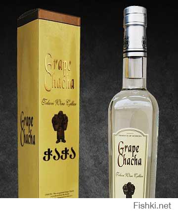 Чача — национальный грузинский крепкий алкогольный напиток, крепостью 45-50%, реже 60%. Напиток относится к классу виноградных бренди.