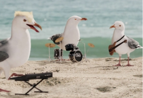 Пляжный ансамбль...