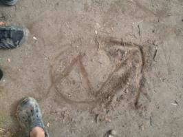 а есть ещё такая вещь ,как сквот . Само занятое помещение ,сквоты присутствуют повсеместно по всей Европе. И если вы человек общительный ,вписаться можно в любой стране не зависимо от знания языка.  Этот знак ( ниже на фото ) указывает на наличие по близости сквота . Всё на собственном опыте .