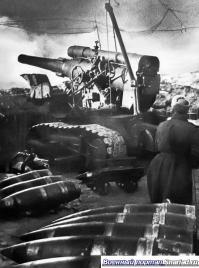 Технические характеристики
Гаубица обр. 1931 года 

Калибр: 203 мм	
Угол горизонтального наведения: 8°

Длина общая: 5,087 м	
Начальная скорость снаряда: 607м/с 

Масса: в боегoтовом положении

17 700 кг	
Максимальная дальность стрельбы: 18 025 м 

Угол вертикальной наводки: 0° …+60° 	
Масса снаряда: 100 кг