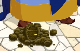 Напомнило сразу про коня срущего златом